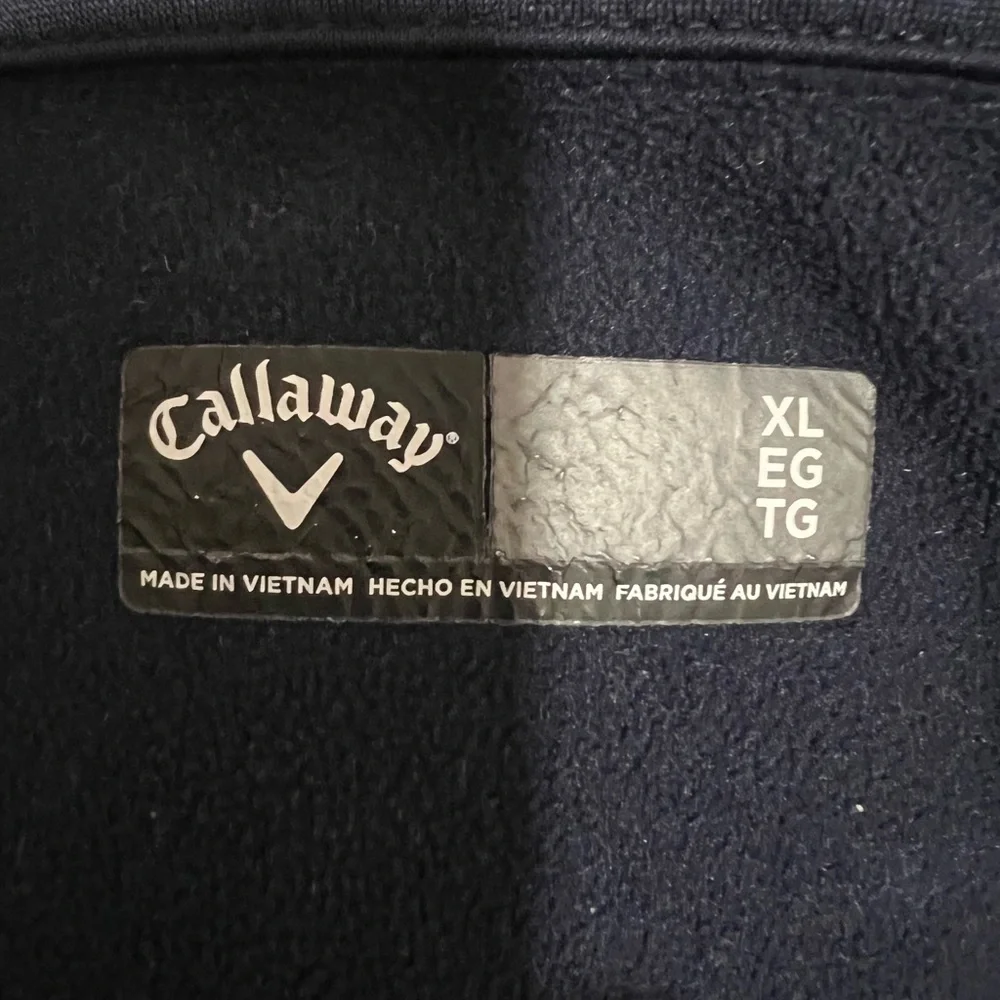 Callaway Pullover Quarter Zip Pullover - XL